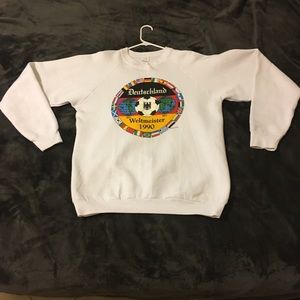 Vtg Germany 1990s Wold Cup Soccer Sweatshirt